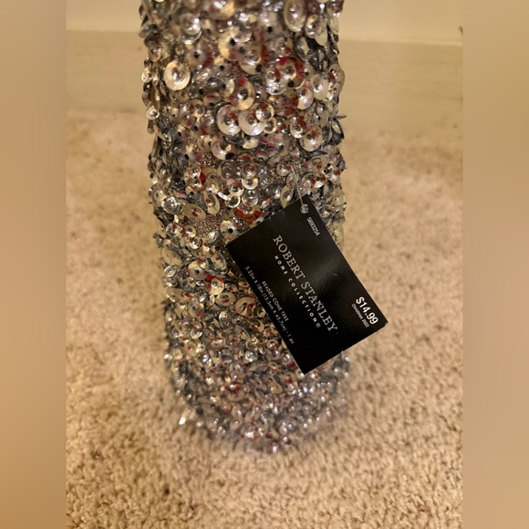 Glistening Silver Holiday Cone Tree - Picture 2 of 8